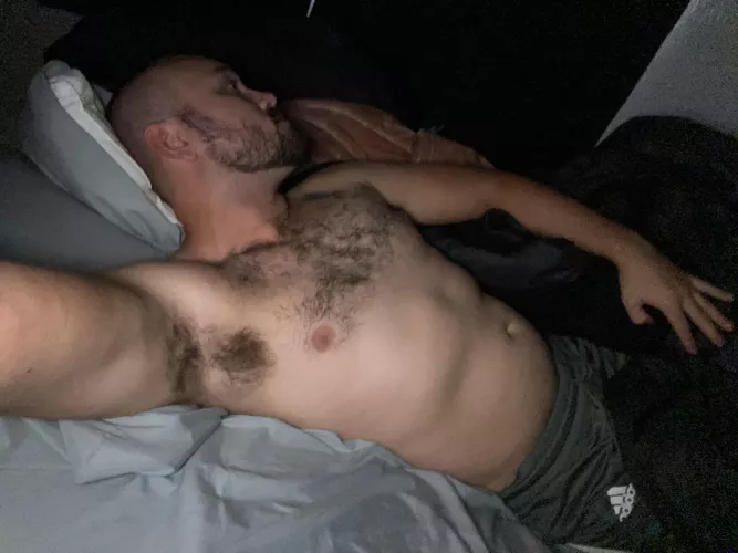 29. Hairy pits to go with a hairy chest.  by Fuck_me_in_your_car_