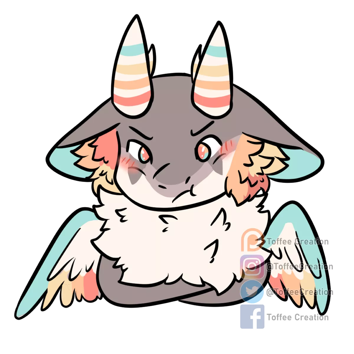 A little grumpy floof!
 posted by ToffeeCreation