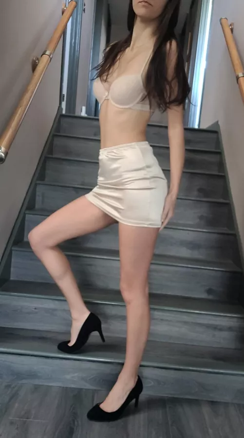 Boss, a miniskirt as you requested by sexy_brunette__