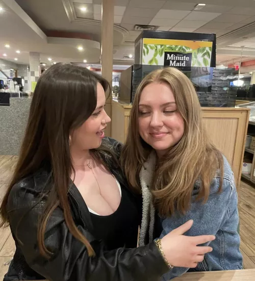 Convincing her to take the pic by nowhetellsme