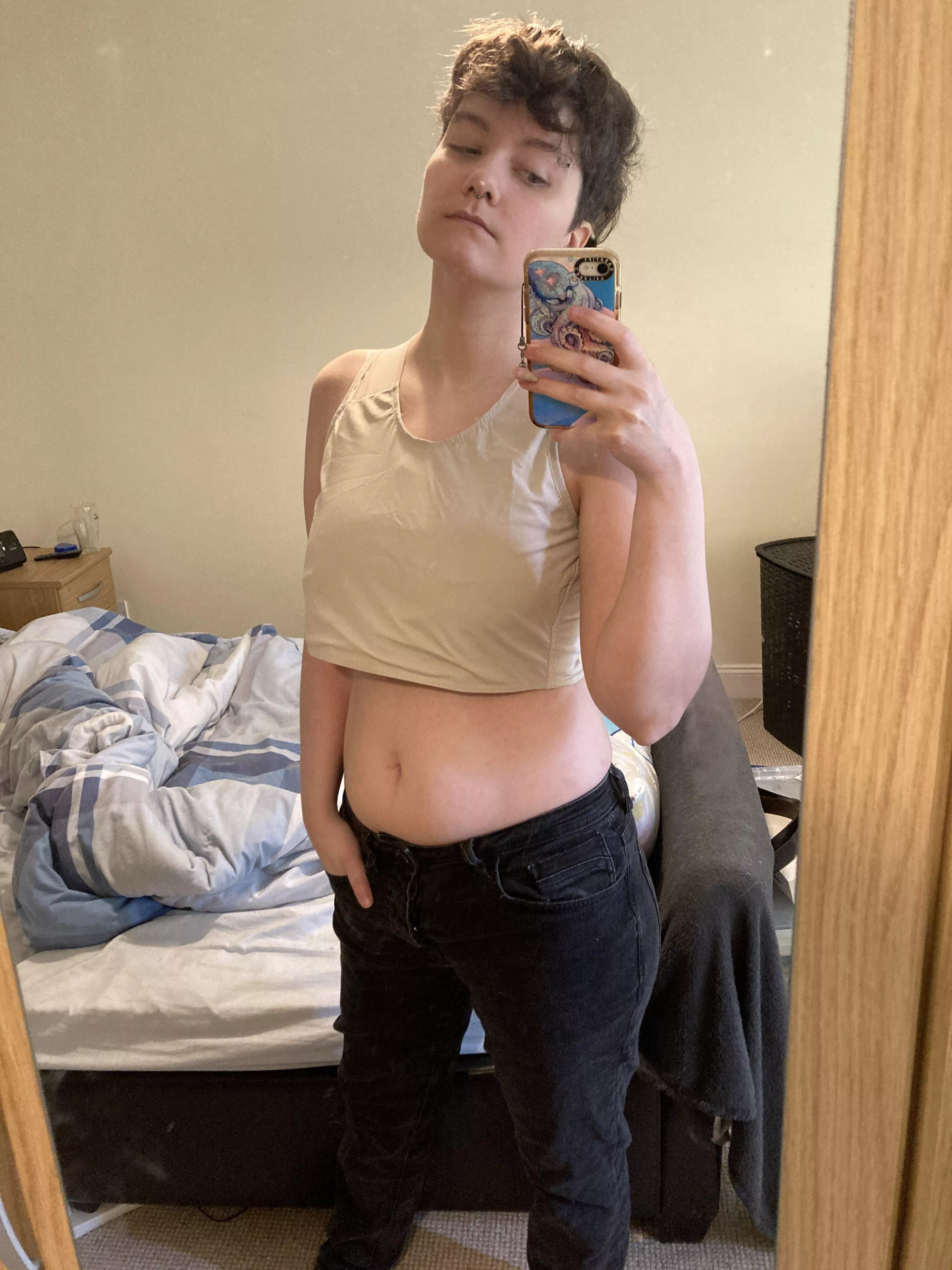 Desperately need a new binder cuz this one is struuggglinngg with my F cups  posted by SirSashaMarcel