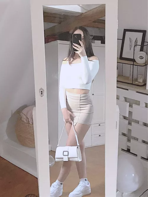 do you like my leather skirt? by i_have_no_usernam