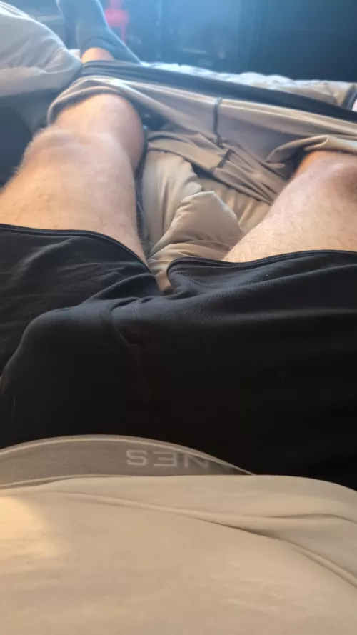 First time posting my bulge, is it nice? by Ancient-Nerve2381