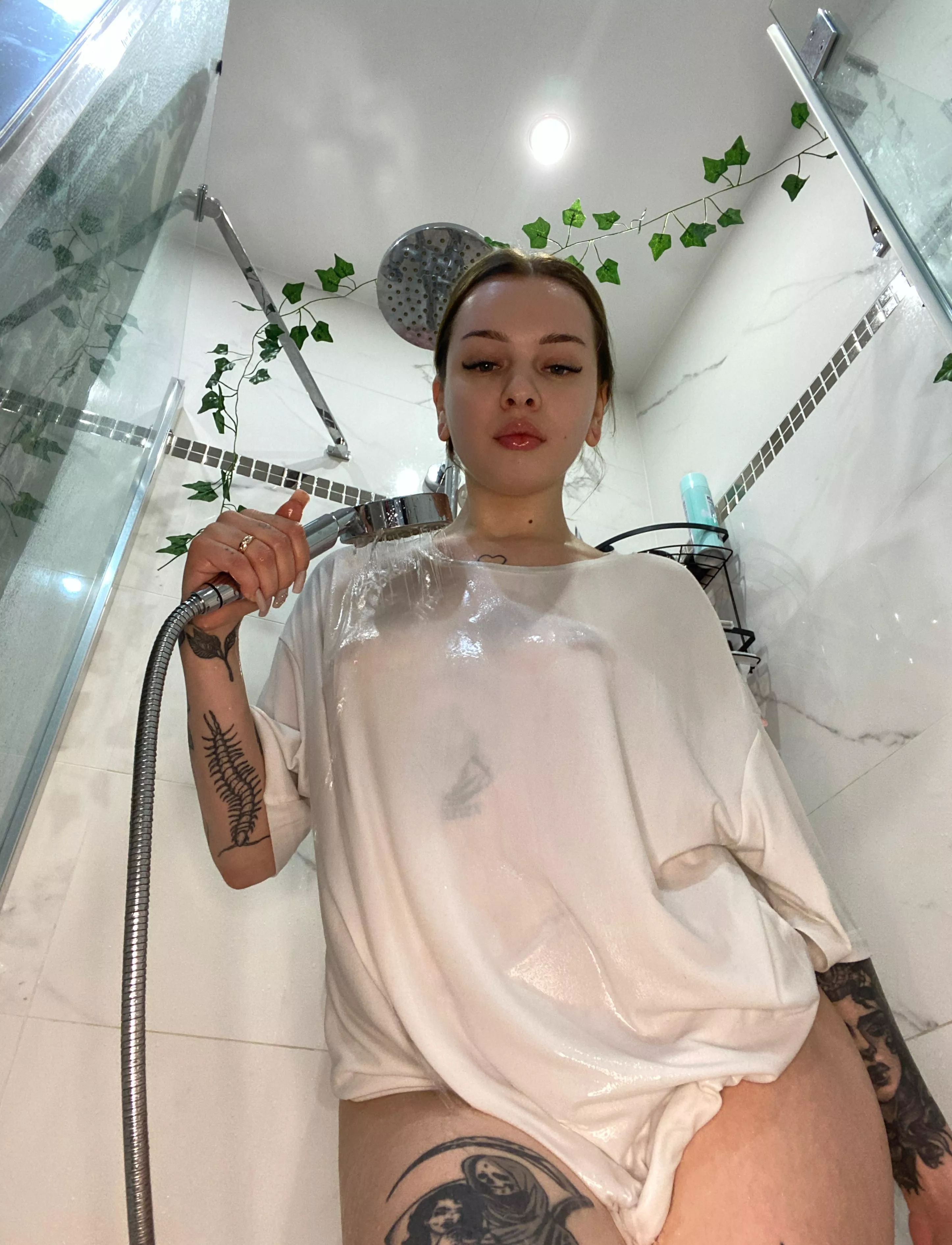 I got my shirt wet and now I want to go outside for a walk posted by Shimmering_Girl