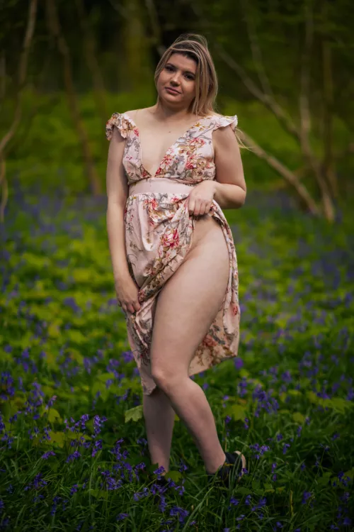 Never wear panties under a sundress  by summerpeachxox