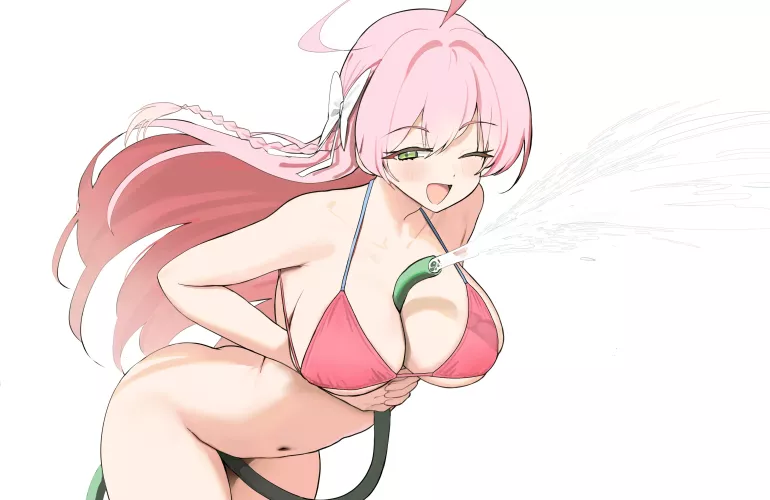 Playing with a hose by marxsander2016