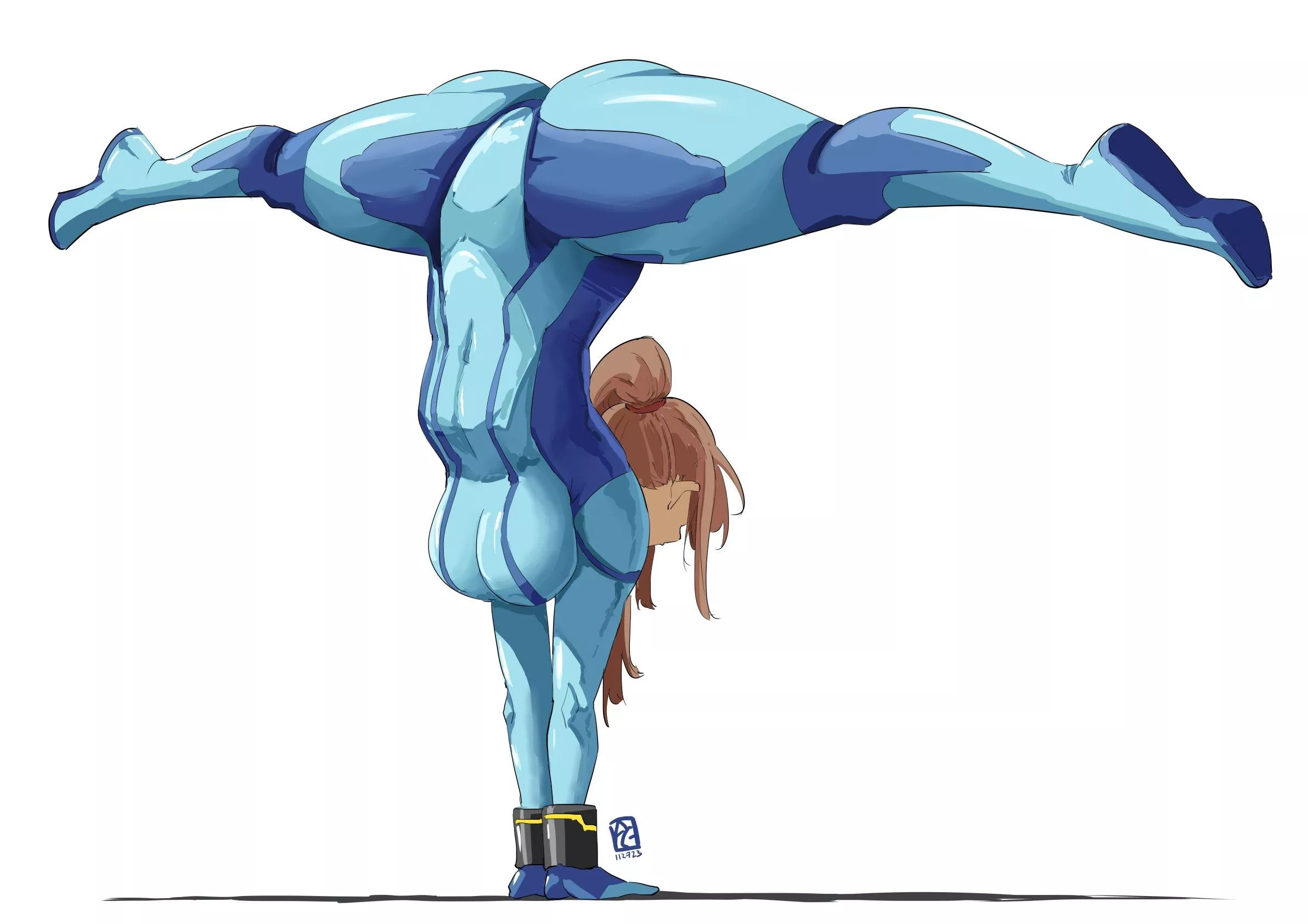 Samus do you like it this way artwork by (Automatic Giraffe) posted by DOA-FAN