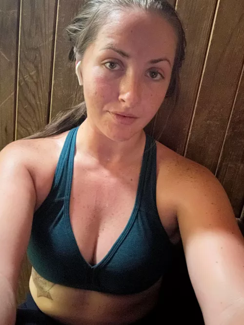 Sauna after my workout and I'm done for by cumwcourt