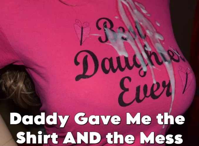 She Got a Shirt from Dad and He Made a Mess of It by ConvertPrincesses