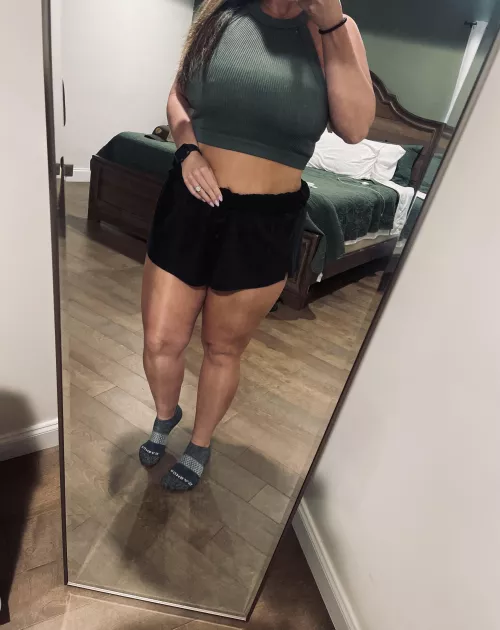 Want me to strip the top or shorts first  by HotwifeNurse18