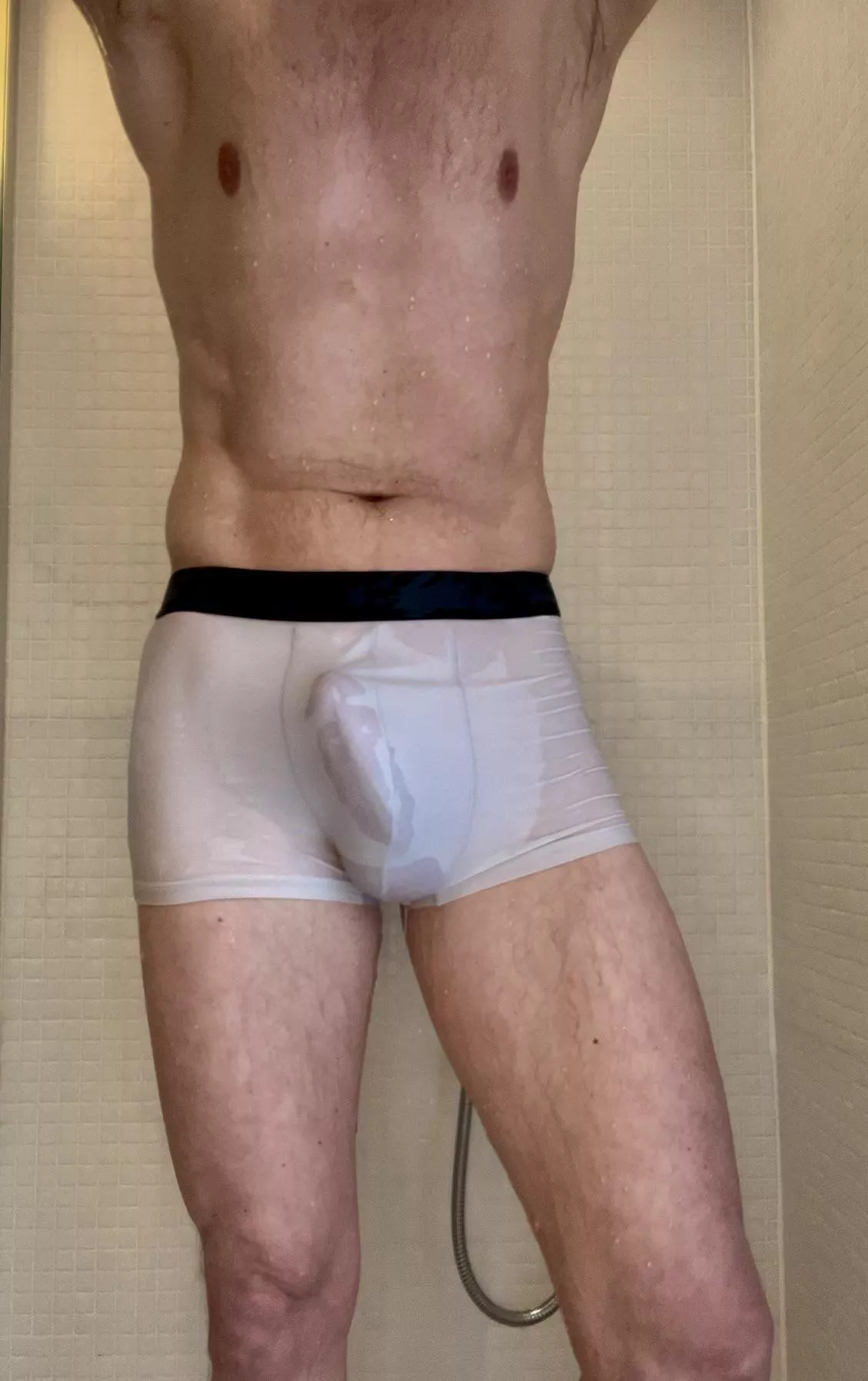 You find me in the gym shower area like this, what are you going to do? posted by Jake_sroom