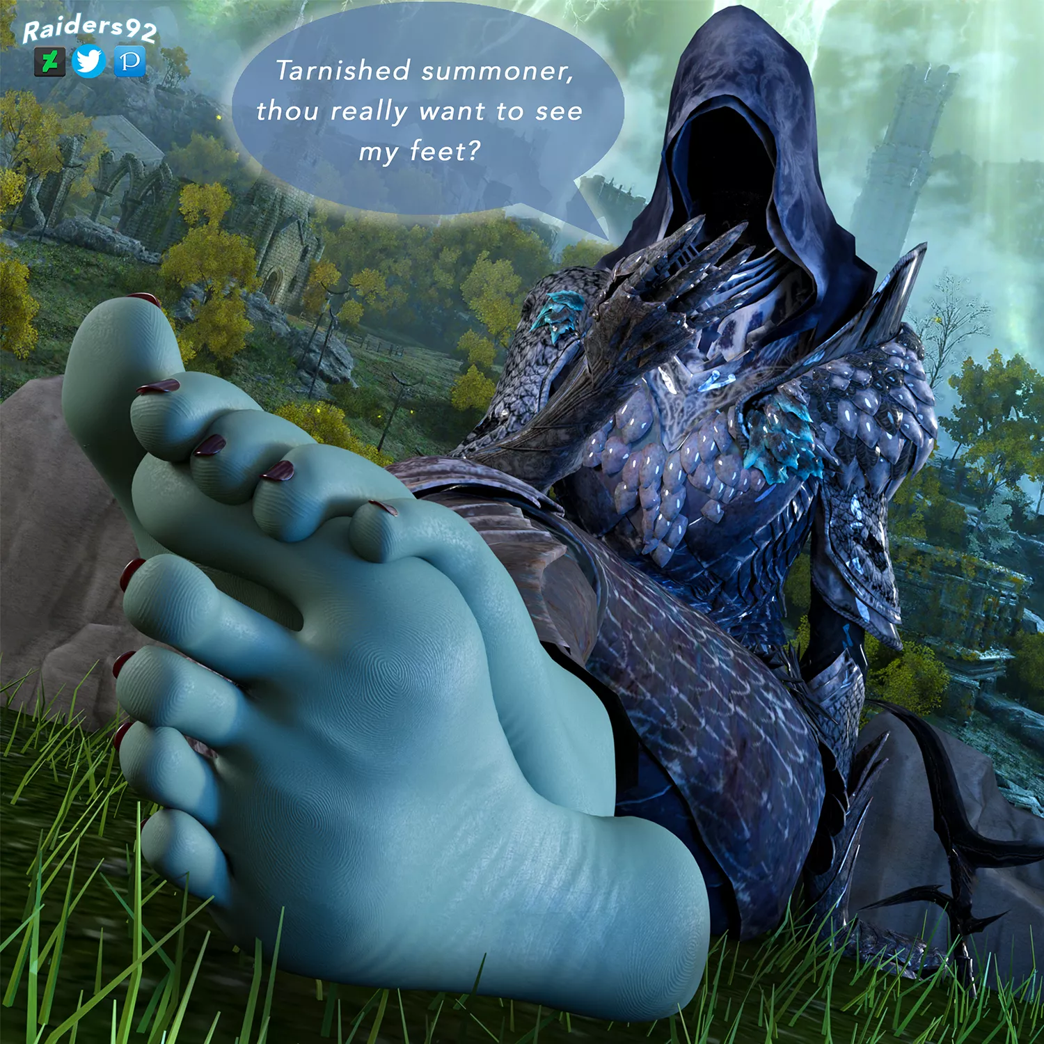 Black Knife Tiche (Elden Ring) [Artist: Raiders92] posted by ComaOfSouls