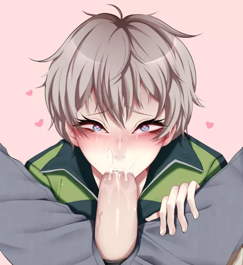 Cute femboy sucking dick❤️ by Luanariangod420