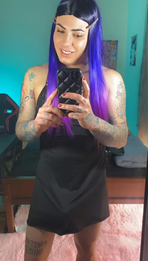 Do u like my new sleepwear? 🖤 by emmaink-trans