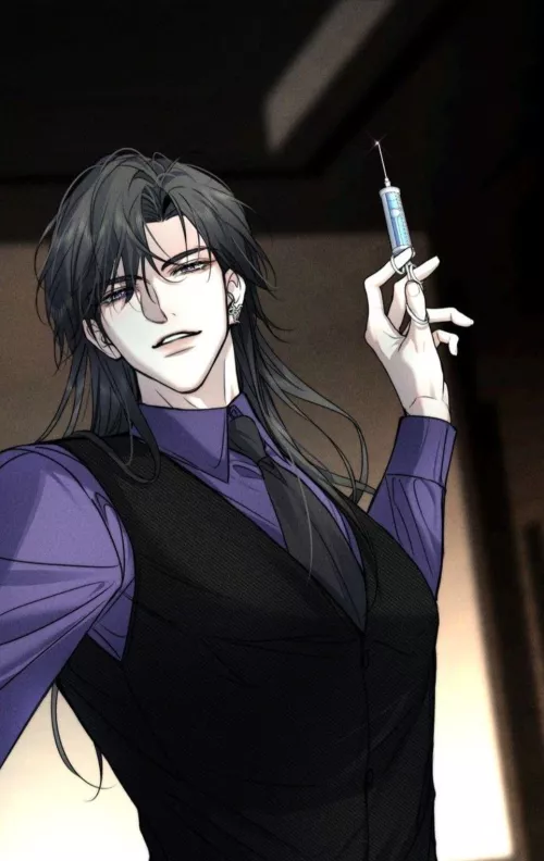 Does anyone know where this guys from?????? by uwumiilk