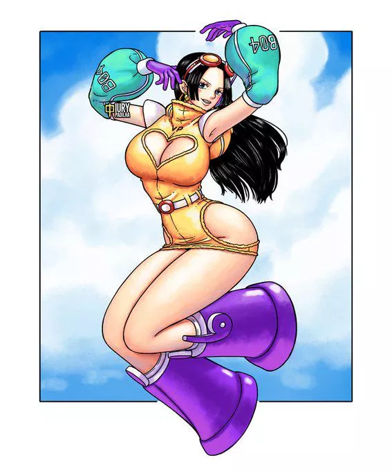 Egghead Boa Hancock by Iury Padilha posted by The_King_Of_Curses74