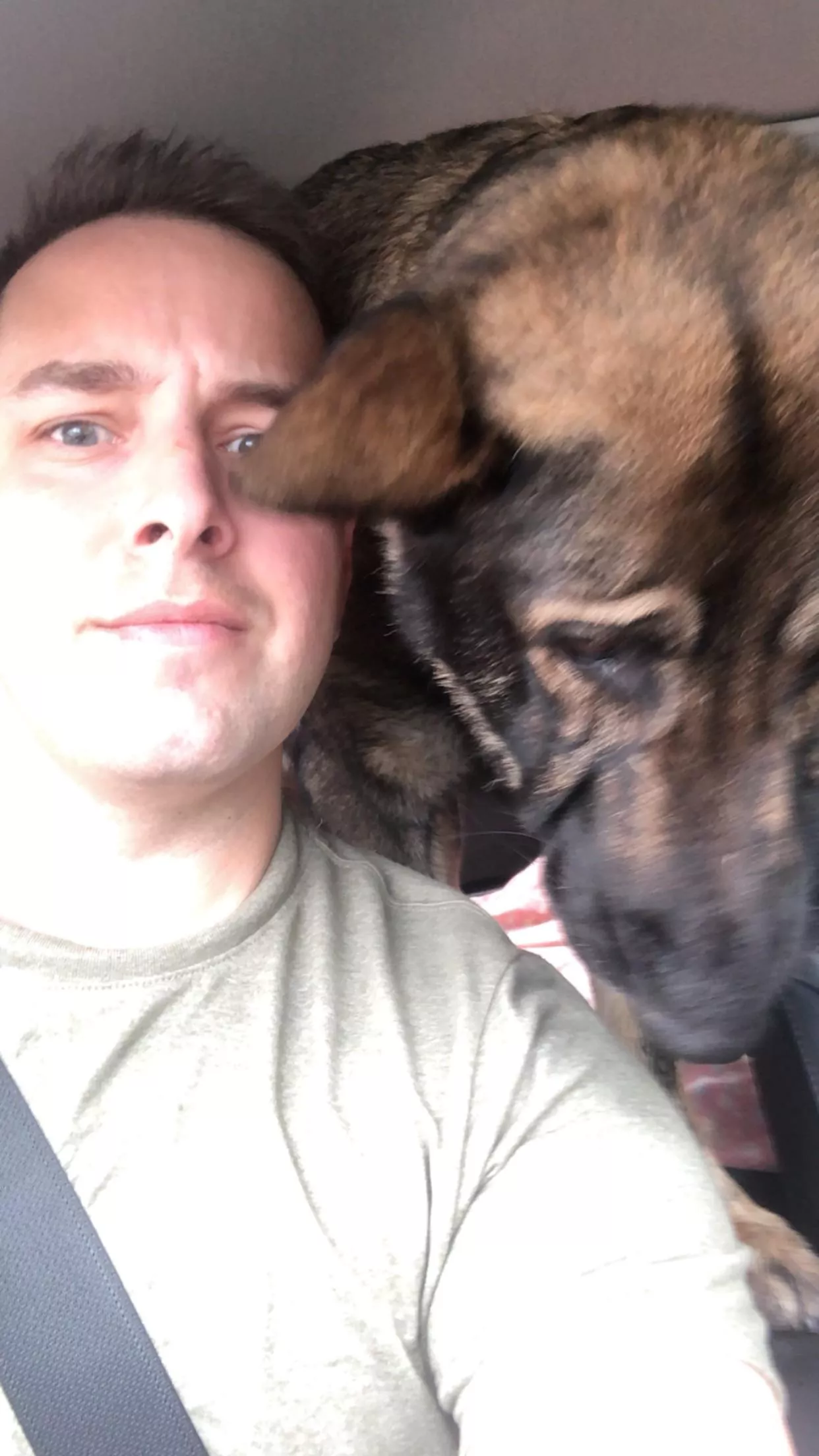 Guess my dog wanted to photo bomb me posted by NM_008