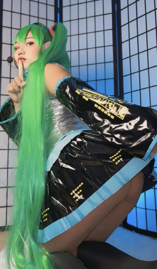 Hatsune Miku from Vocaloid by amino_kung by amino_kung