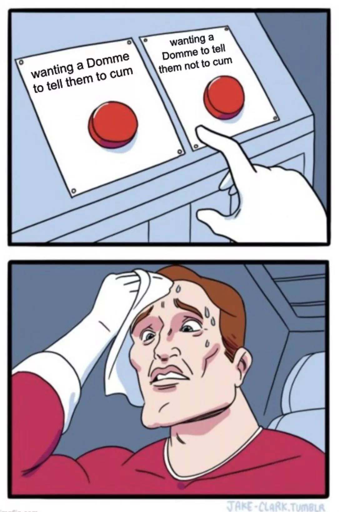 How I imagine a sub's brain when I'm in the middle of edging them... posted by AndrogynousGoddess