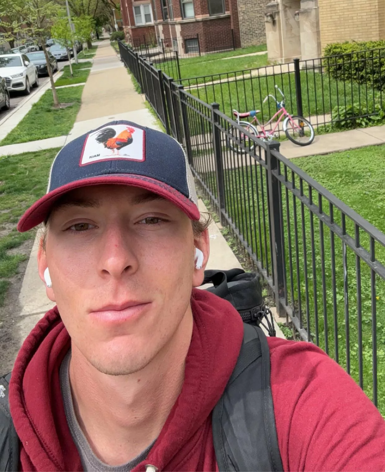 I love this hat posted by strictlychicken