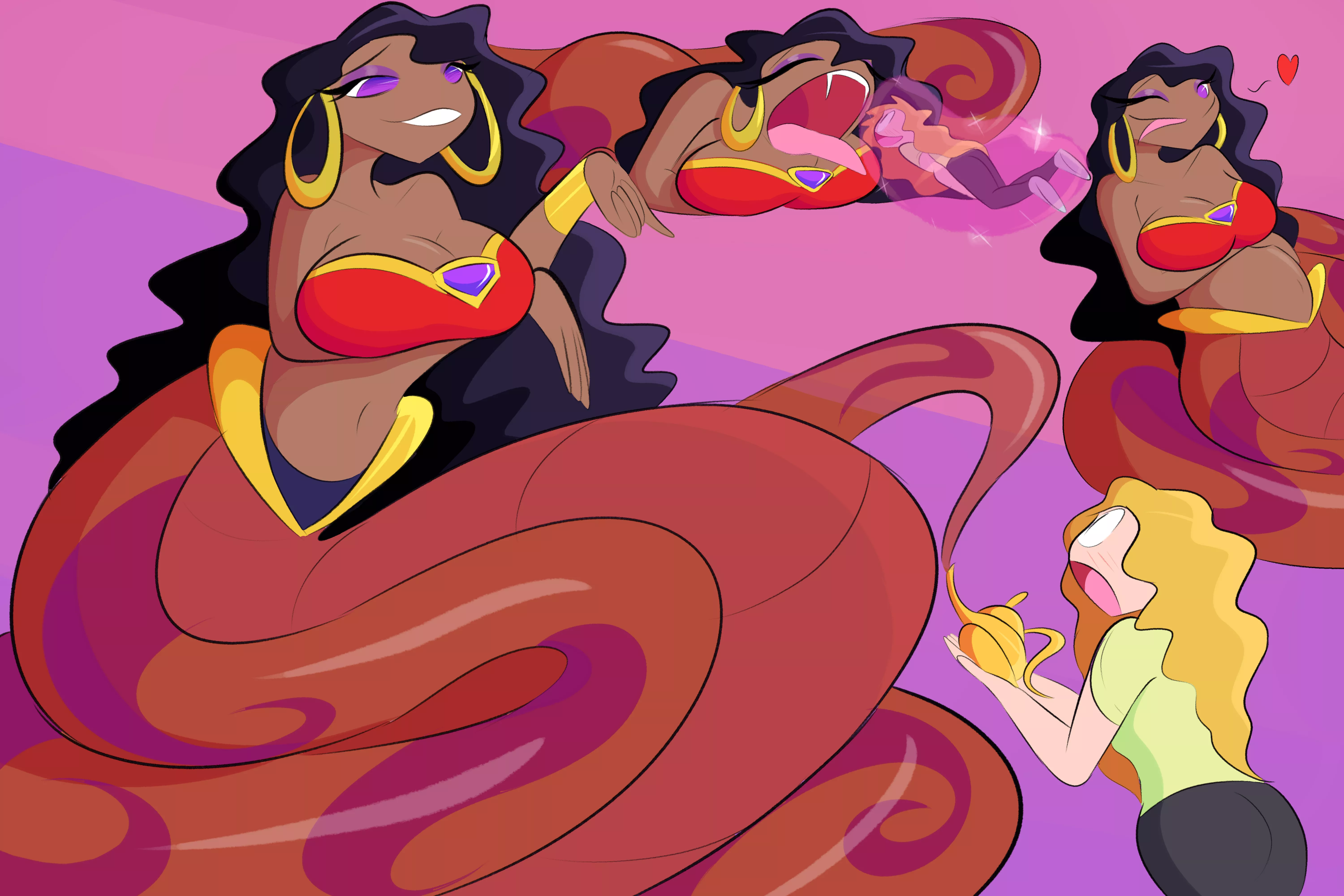 {Image} Salma, a genie lamia (Art by JackMunchy) posted by JackMunchy