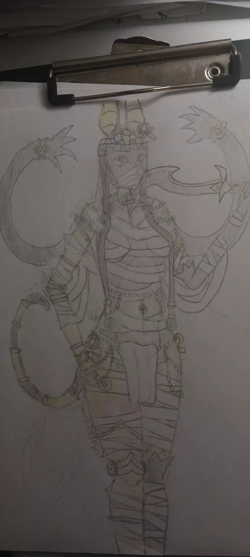 Made some changes to my egyptian character (source: me) by sandtrap175