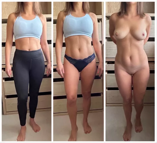 Me at the gym, and then...totally naked x (F)40+ by crystalmist1