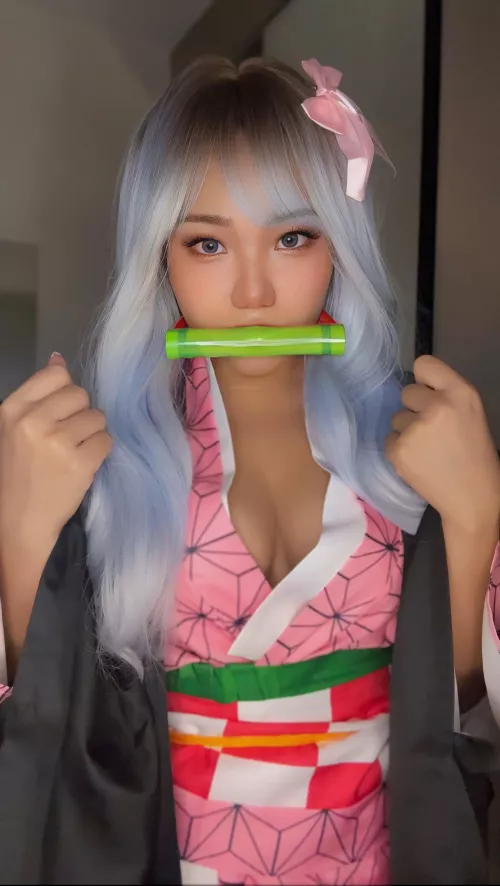 Nezuko from Demon Slayer by amino_kung by amino_kung