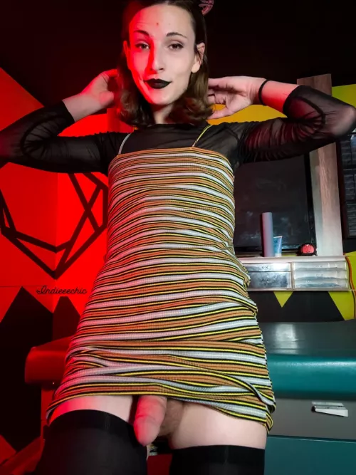 Short skirt and no panties❤️ by IndieeeChic