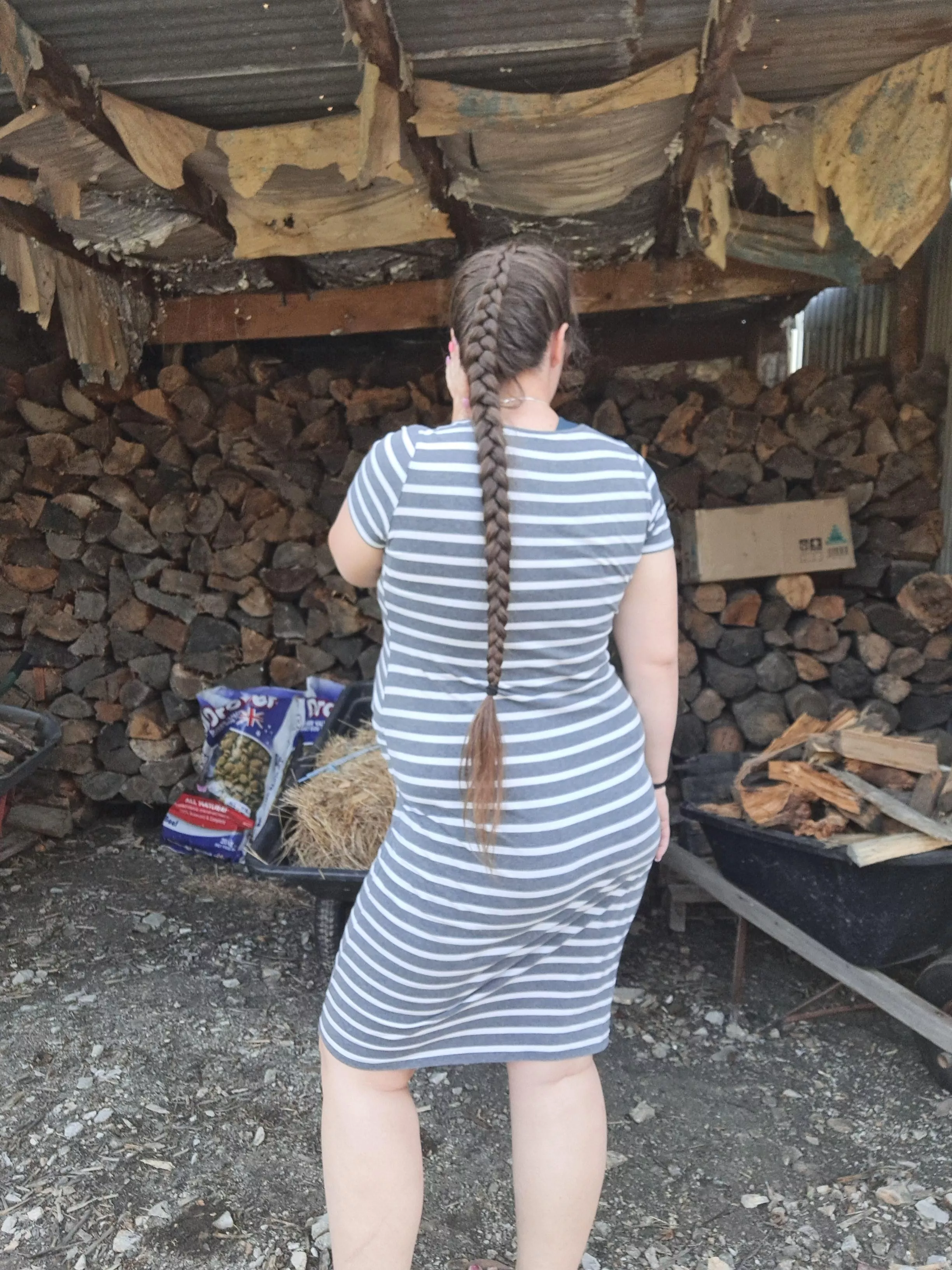 Should I let down my hair?  posted by longhairedava