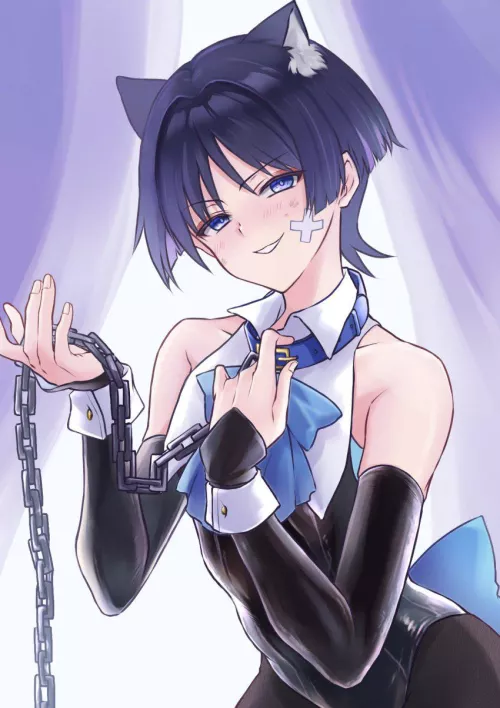 Sooo, will you take my leash ? by PuppyFemboy-