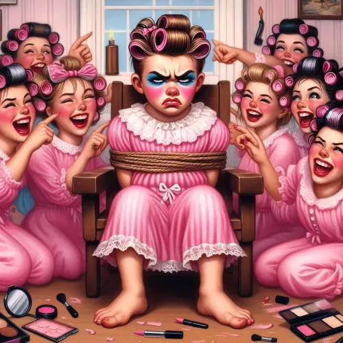 The consequences of getting caught spying on a girls-only slumber party  by geekyteacher03