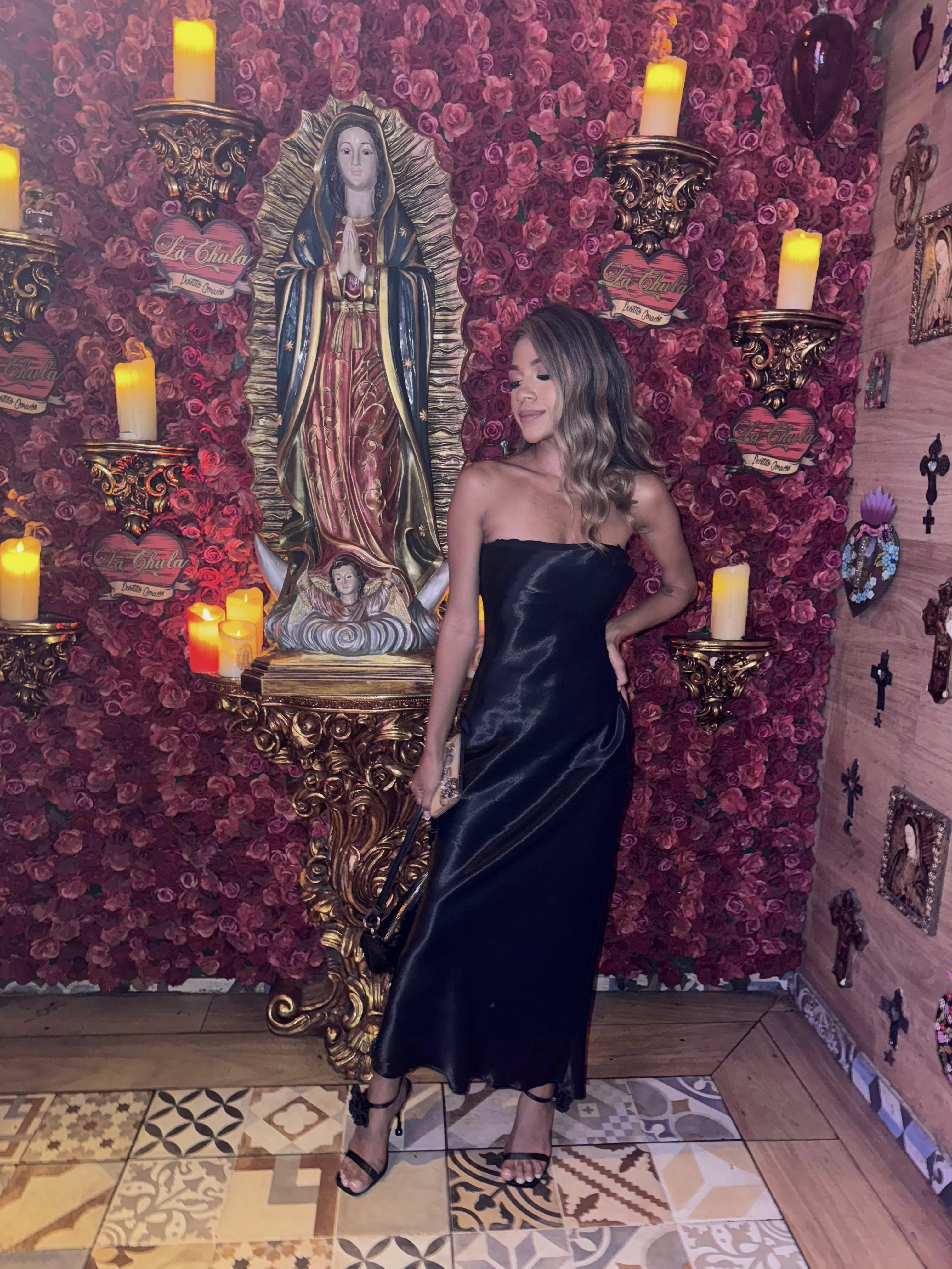 What do you like more my outfit or the background? posted by Alix_Senters