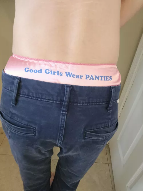 Would you say anything about my panty peek? by lildickpantyboy