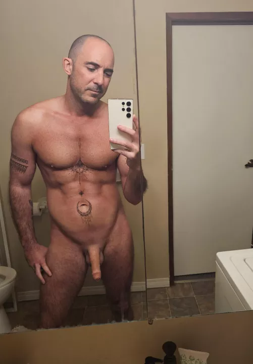 You walk in the bathroom to this, what do you do? by autofantastic