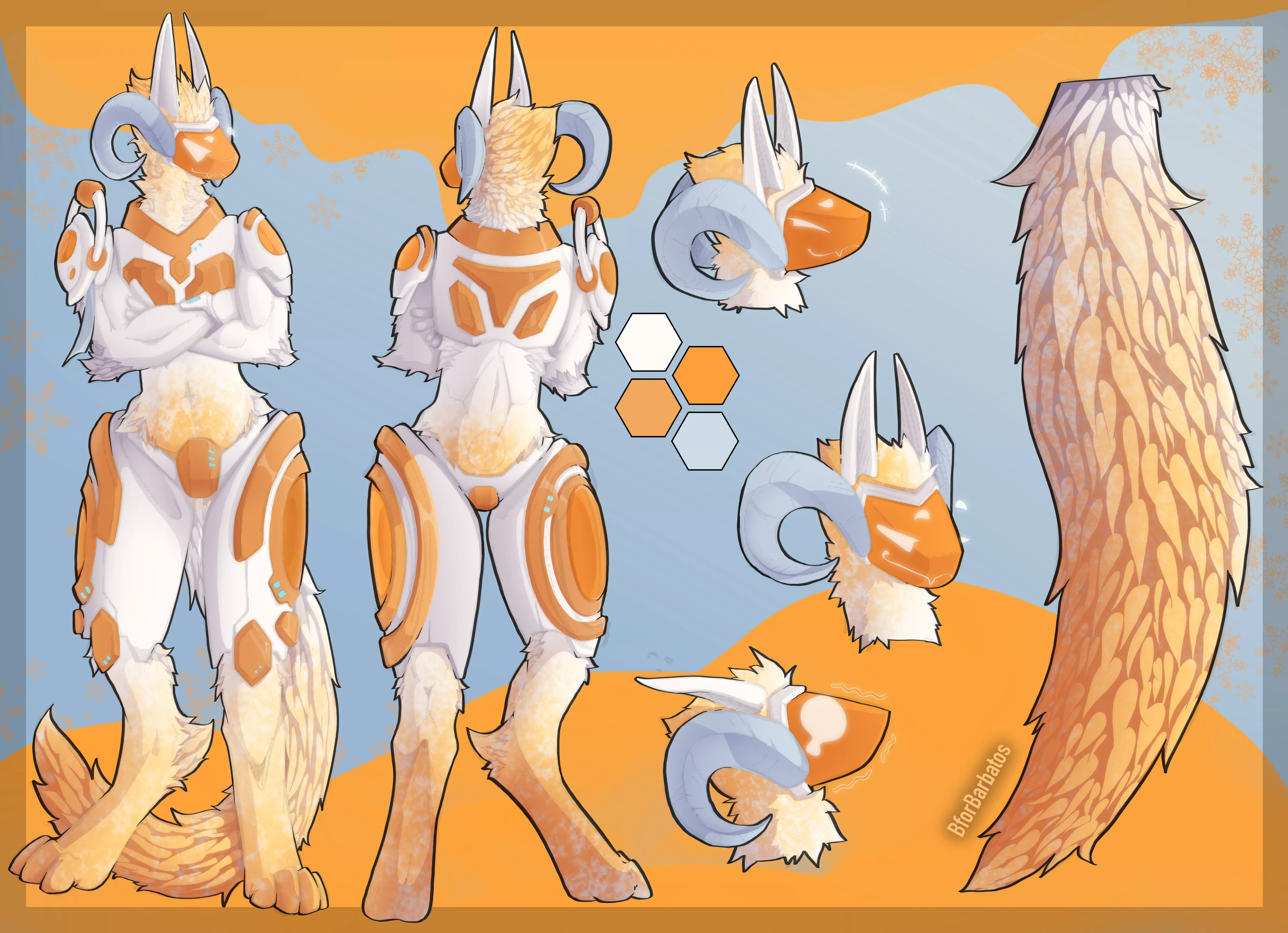 Art by me || Proto design for Axius the protogen on Discord | I hope you all like it! <3  posted by bforbarbatos