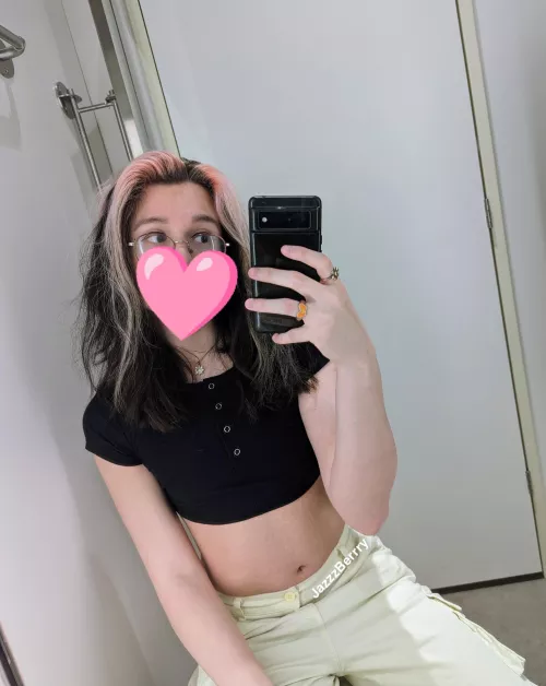 cutie in the dressing room  by JazzzBerrry