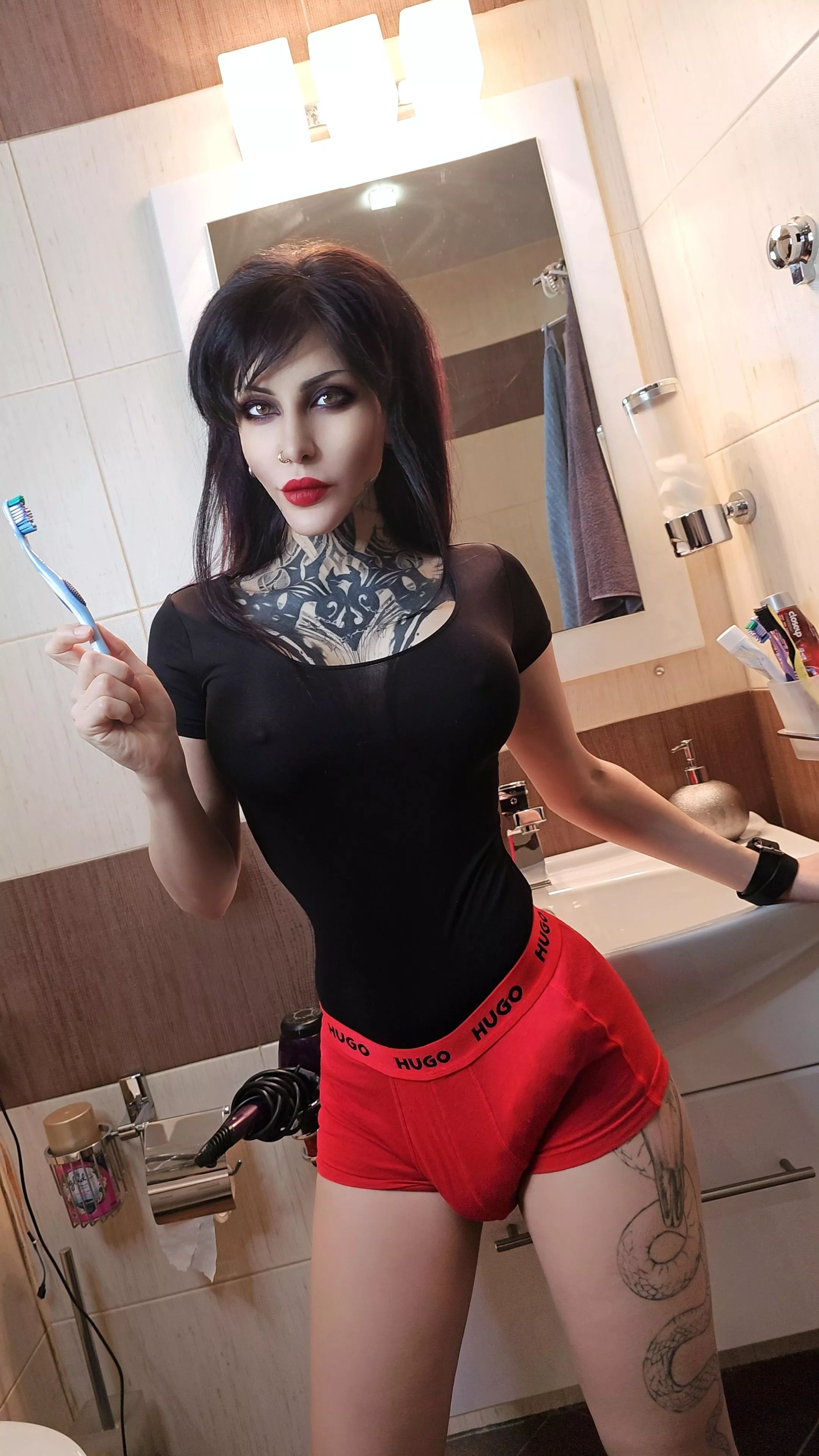 Do I need to make it clear on what you need to do next or my bulge says for itself? posted by Vampandbeauty