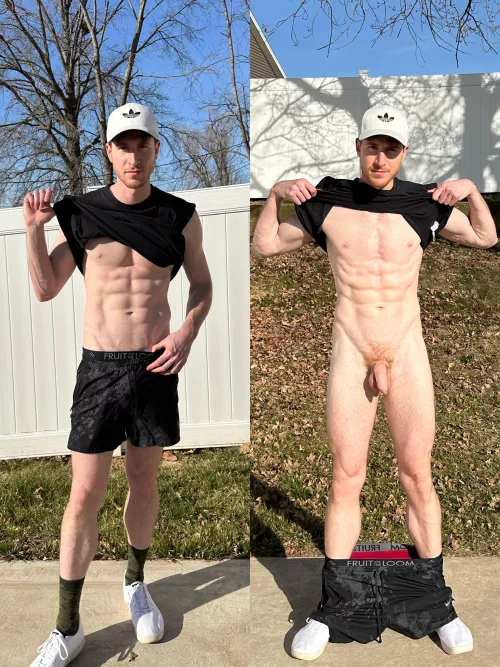 Does my V look better in the left or right pic? by Best-Engineering7280