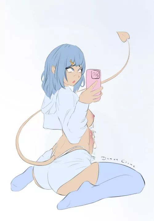 Dripping futa milk (demon_creme) by demon_creme