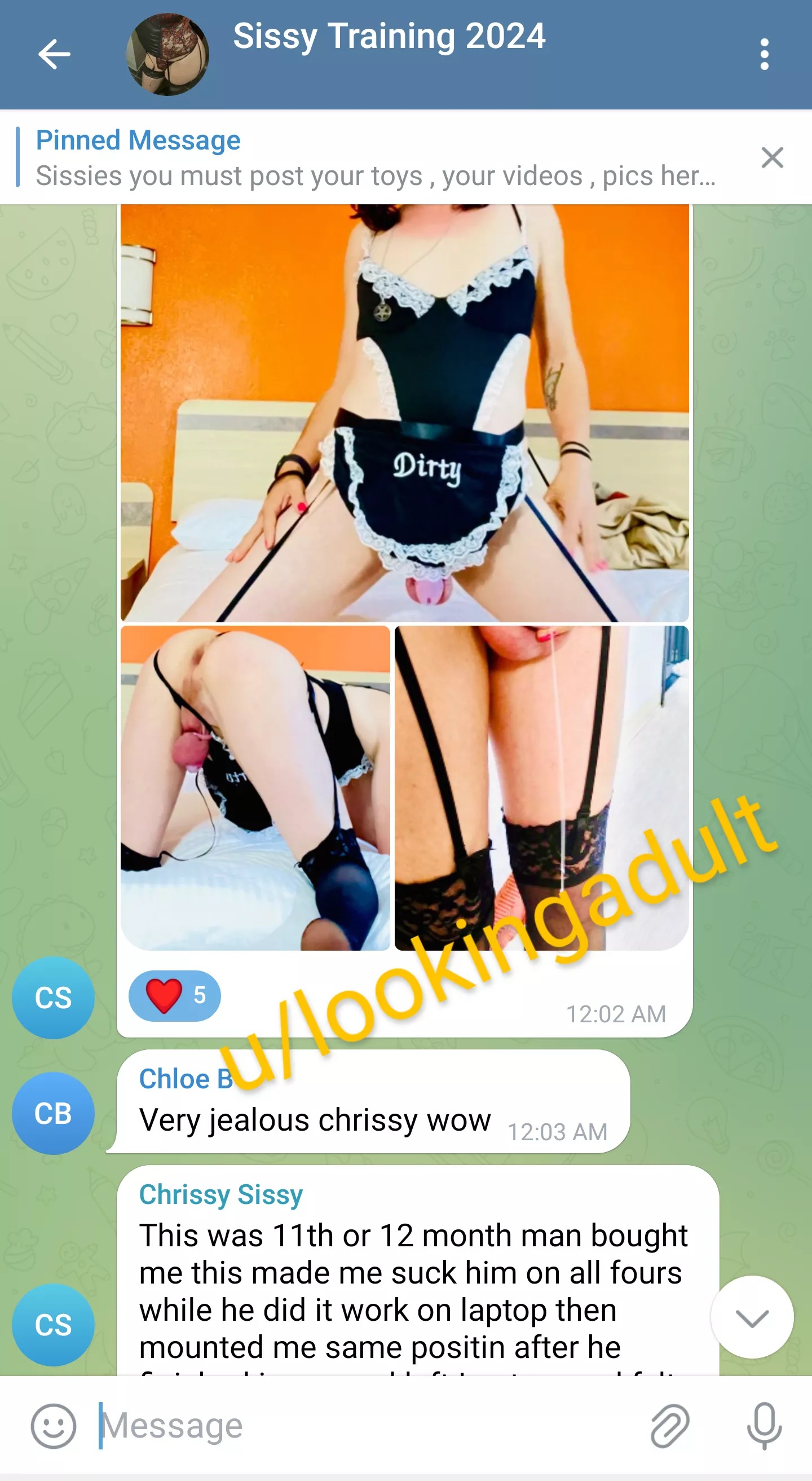 Free Sissy training for girls. New batch 2024 posted by lookingadult