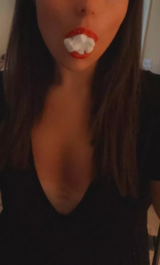 Let’s play with some whip cream  posted by Sh0rtst4ck2020