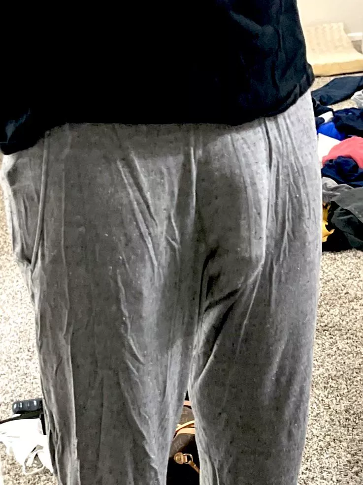 Make me change if people were coming over or have me flaunt the bulge 😜 posted by Aggravating_Bag_774