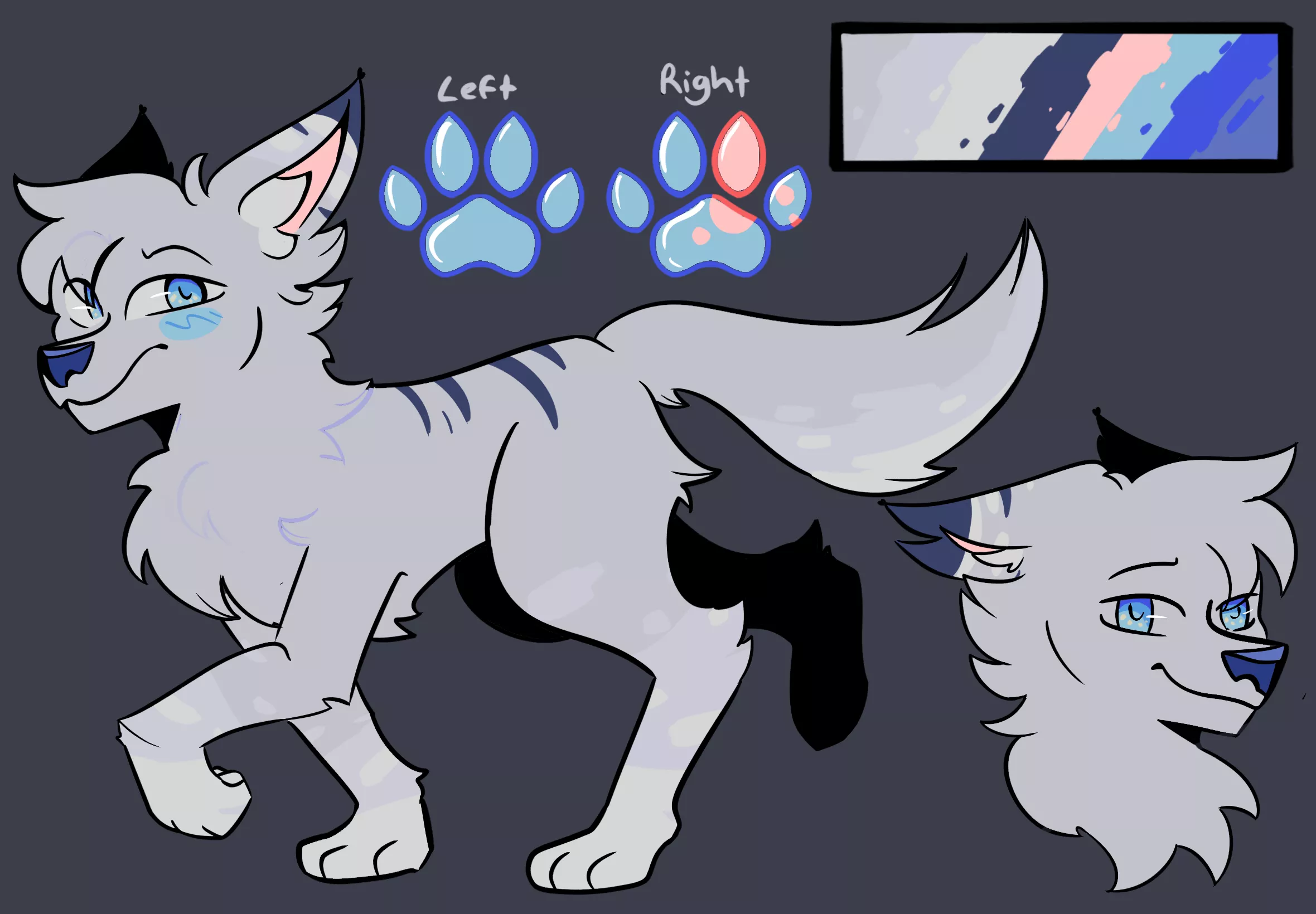 My third fursona ! posted by Sparkel_Boi_101