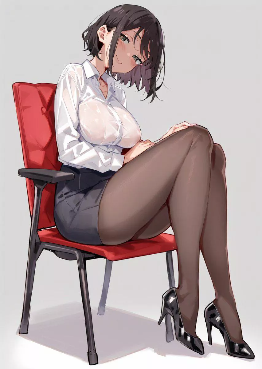 Office Lady Thighs posted by CheetahSperm18