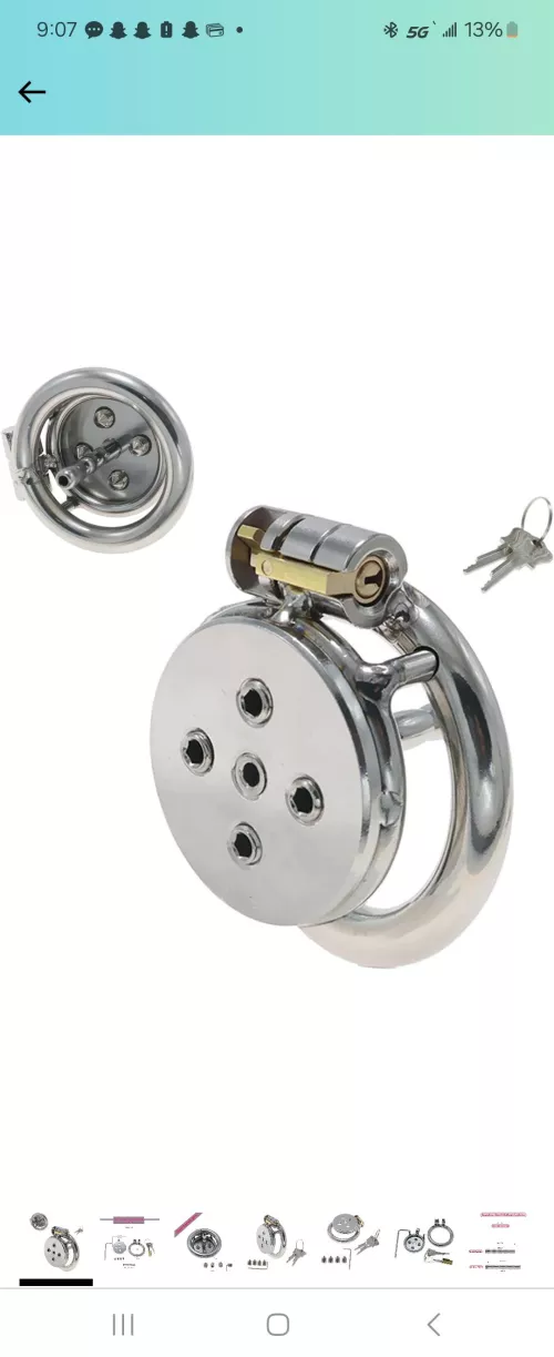 So i got this cage coming soon. How should i go about putting the tube in? Nice and slow with a ton of lube? Or another way?  by caged_boi