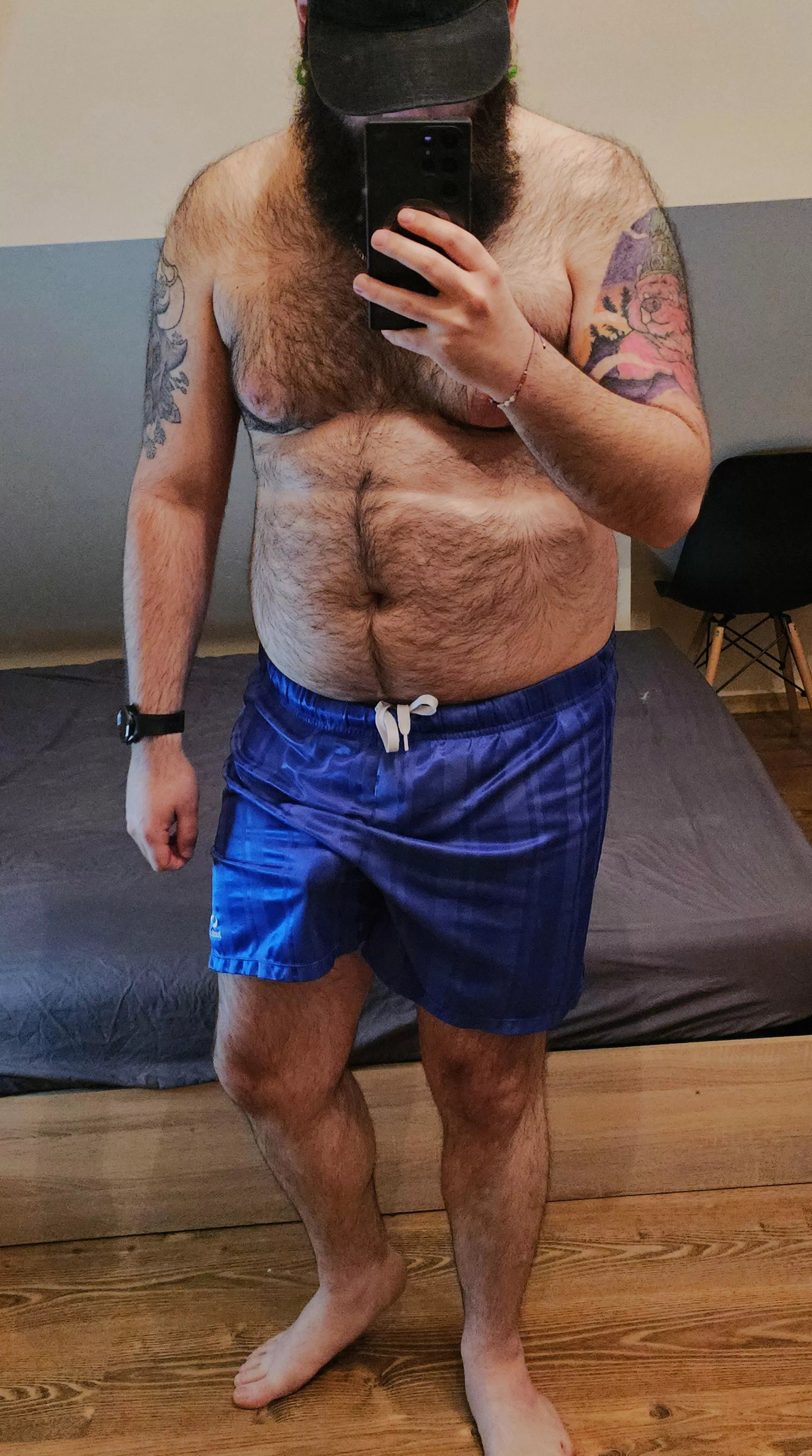 You're sleeping over at my place, what would you do to get my attentnion? posted by HairyBullbear