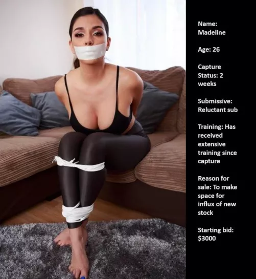 26F Spanish slave Madeline for sale details attached by Someone55428