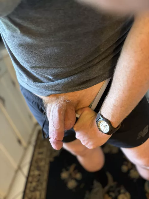 About to trim the bushes outside.. Should I trim mine..? by ClamChopzz