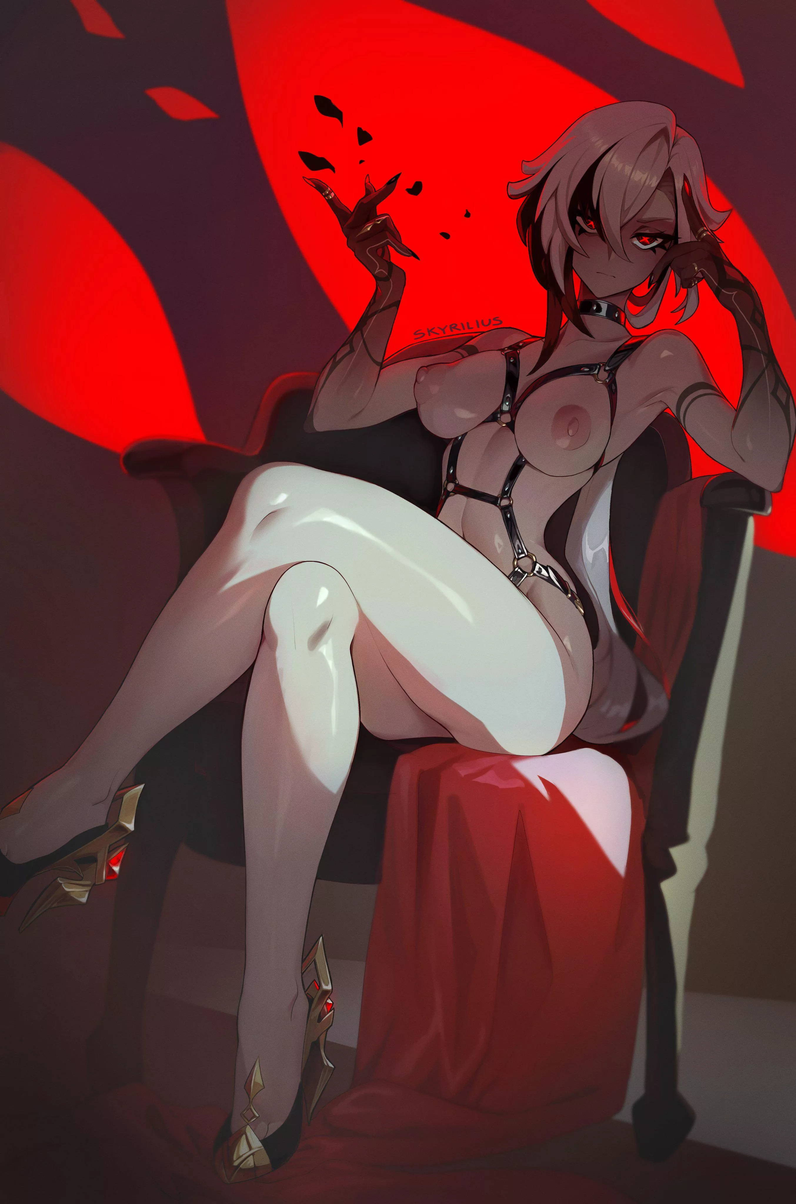 Arlecchino (Skyrilius) [Genshin Impact] posted by BigMilfyGothFuta